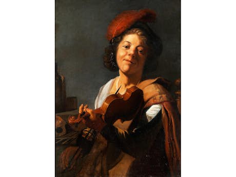 Maler in der Stilnachfolge der Judith Leyster (1600/ 10 – 1660) oder des Hendrick ter Brugghen (1588 – 1629)